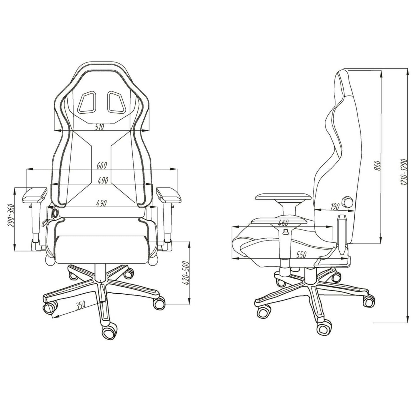 Sedia Gaming/Ufficio GRIP