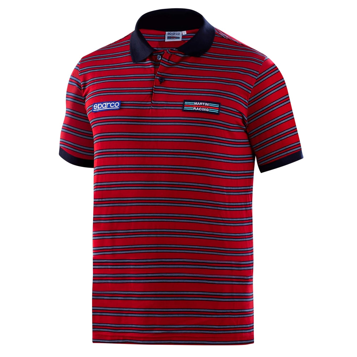 Polo Replica SPORTLINE STRIPED Martini