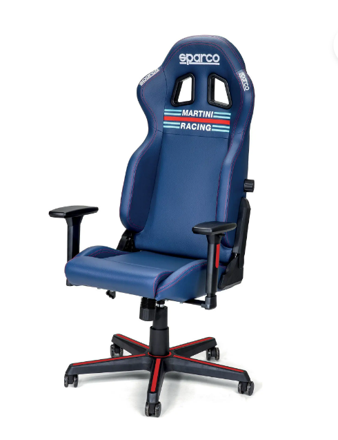 Chaise de bureau Icon Martini Racing bleu marine - 00998SPMR